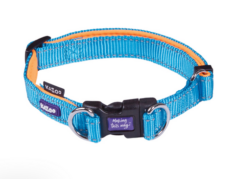 Kazoo Active Adjustable Dog Collar Ocean Sunrise