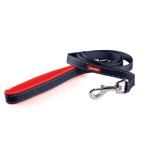 Kazoo Active Dog Lead Slate/Orange