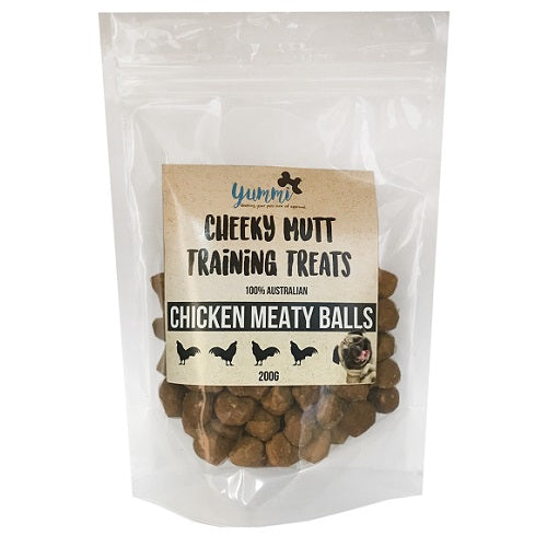 Yummi Chicken Meaty Balls Dog Treats 200g