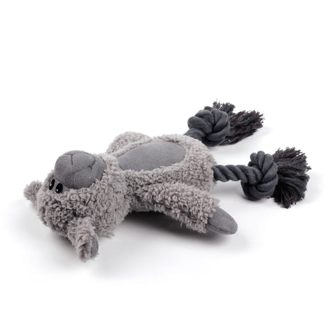 All For Paws Cuddle Dental Sheep with Rope Dog Toy