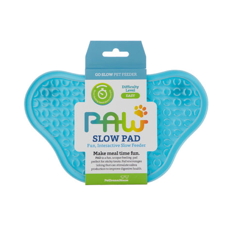 PAW Lick Pad Slow Feeder & Anti-Anxiety Food Mat - Blue