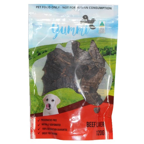 Yummi Give Me Liver Dog Treats 120g